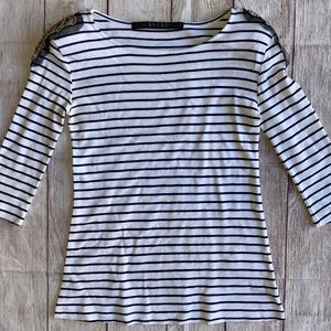 Rockstar XS Long Sleeve Tshirt Striped GUC